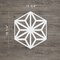 Ekena Millwork Medium Hampton Decorative Fretwork Wall Panels in Architectural PVC, 15 3/8"W x 17 3/4"H x 3/8"T WALP16X18HMP - alternate 2